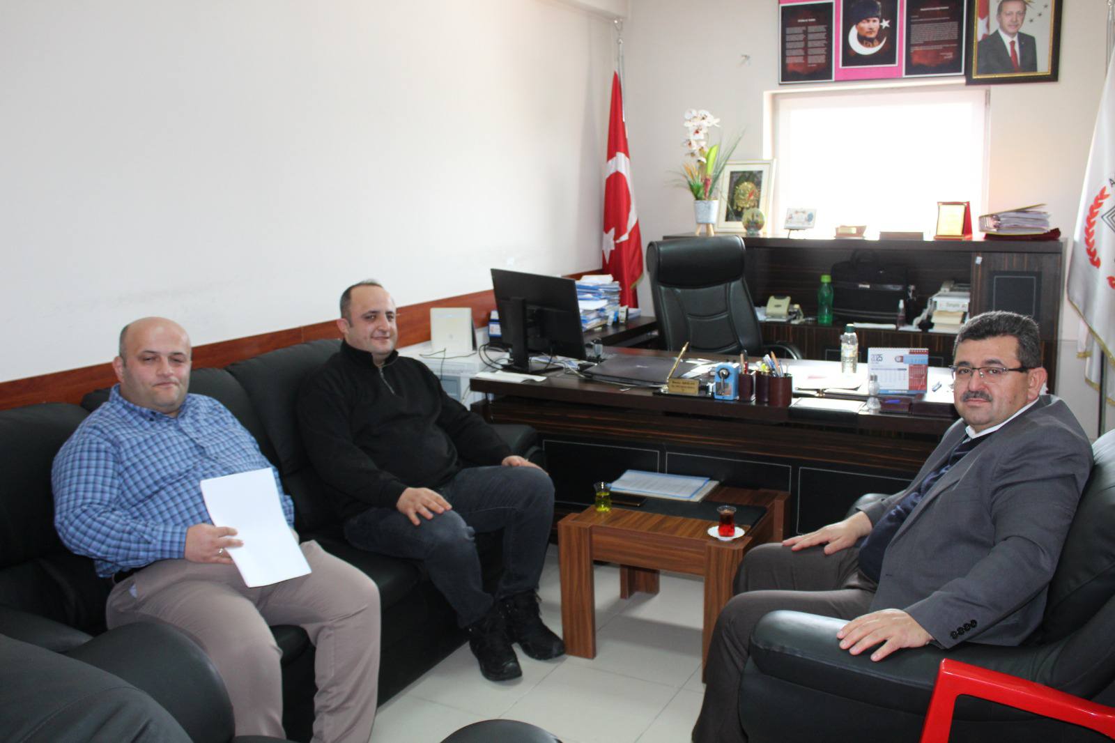 Ağaçören İlçe Mal Müdürü Murat Kılıçaslan, İlçe Milli Eğitim Müdürü
