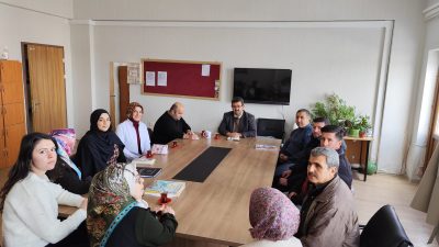 Ağaçören İlçe Milli Eğitim Müdürü Deniz Arslan ve Şube Müdürü