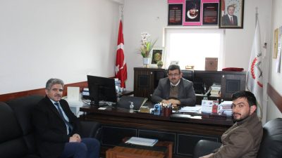 Ağaçören İlçe Müftüsü Adem Bozkurt ve ilçenin imam hatiplerinden Sami