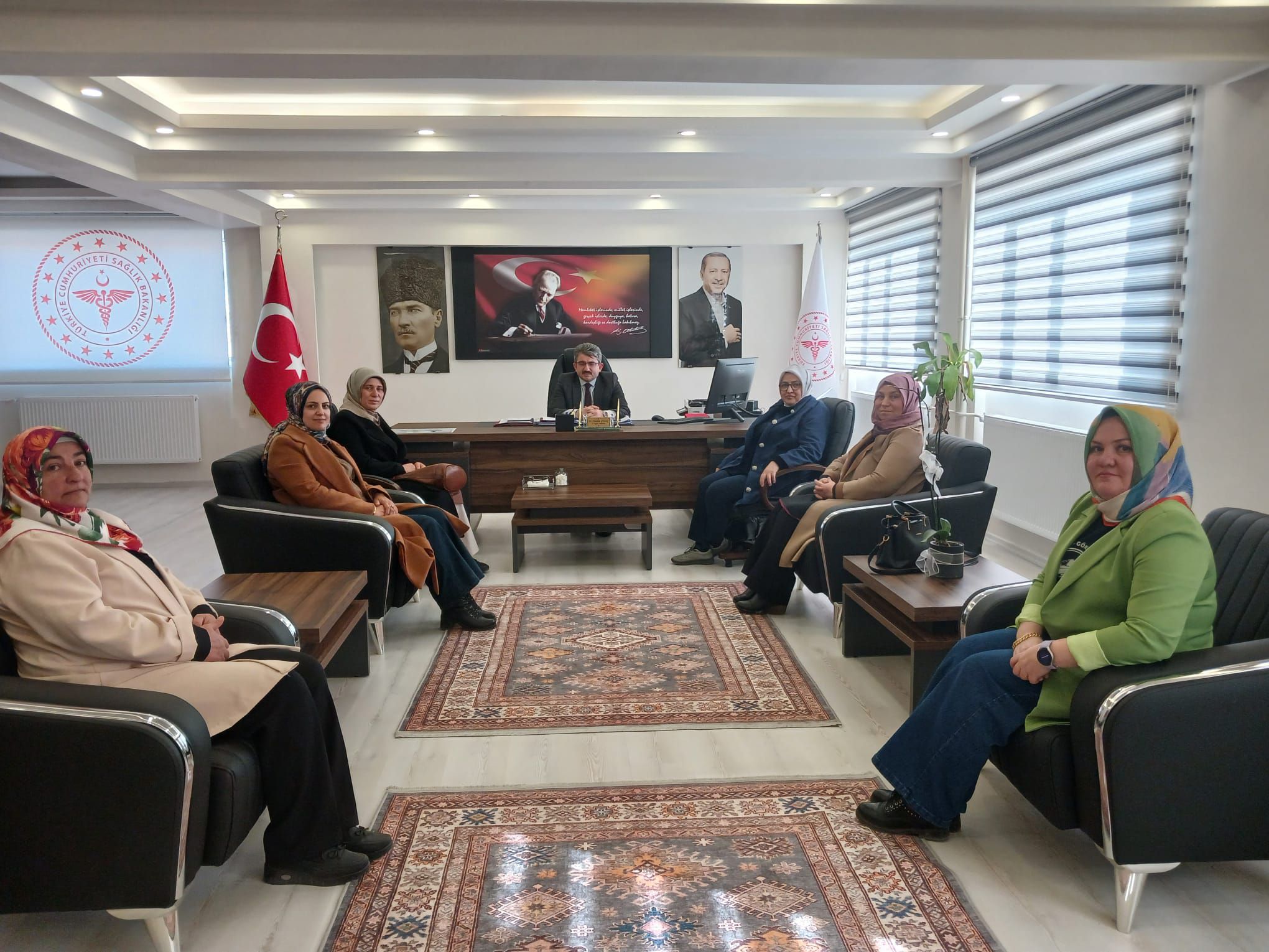 AK Parti Aksaray İl Kadın Kolları’ndan İl Müdürlerine ziyaret