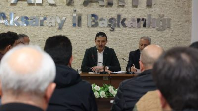 AK Parti Aksaray İl Başkanlığı, İl Başkanı Hamza Aktürk’ün başkanlığında