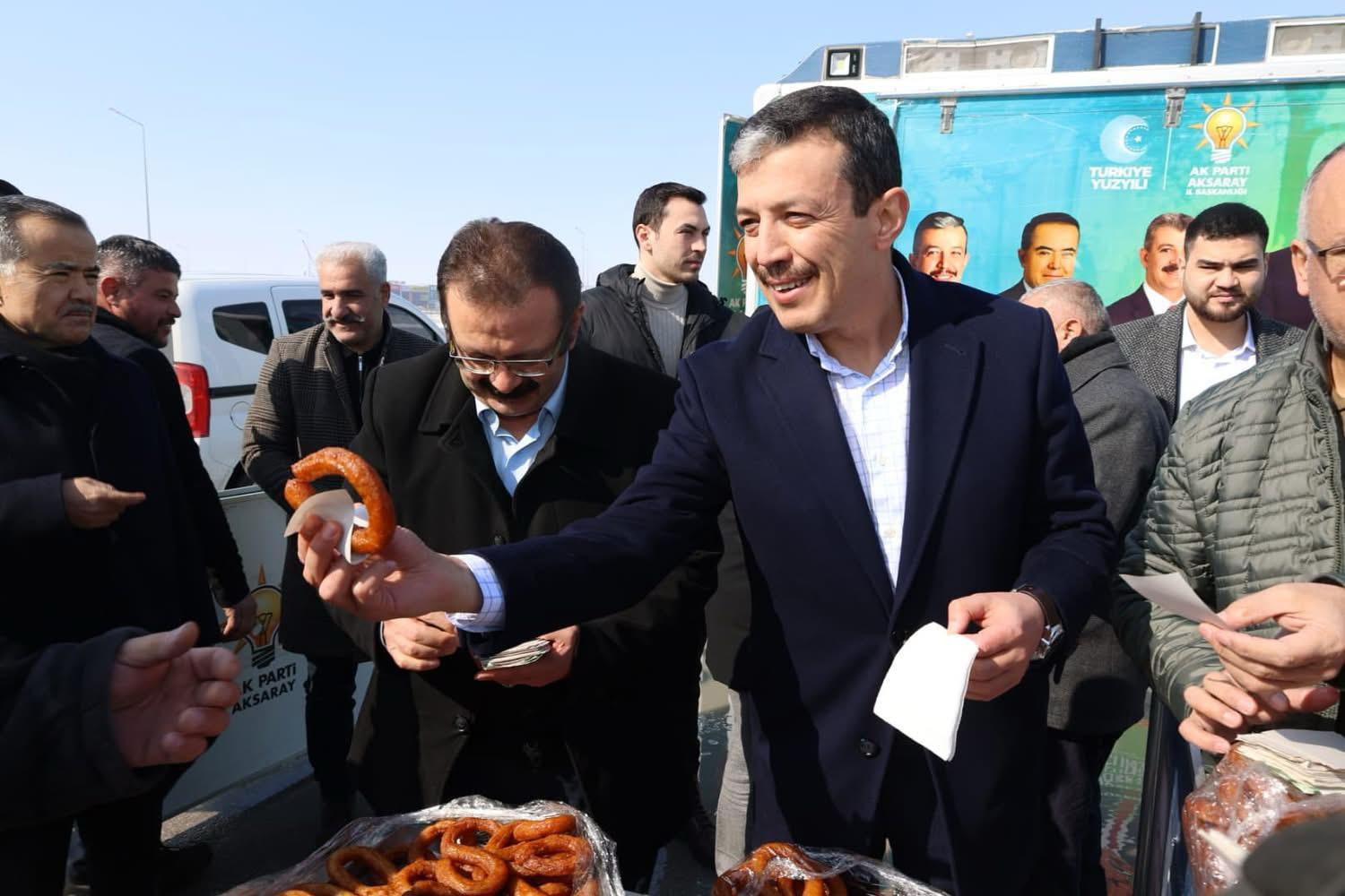 Ak Parti Teşkilatından tatlı ikramı!