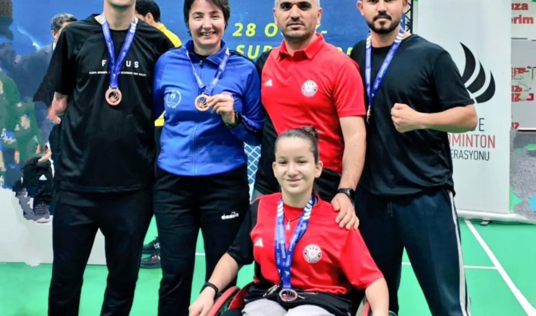 Çorum’da düzenlenen Parabadminton Türkiye