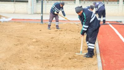 Aksaray Belediyesi, Küçük Bölcek Mahallesi’nde yeni bir park inşa ediyor.
