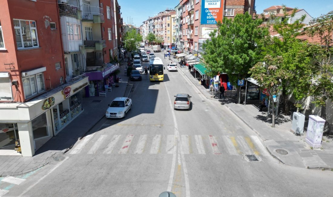 Aksaray Belediyesi şehrin en önemli ana arterlerinden olan Büyük Bölcek