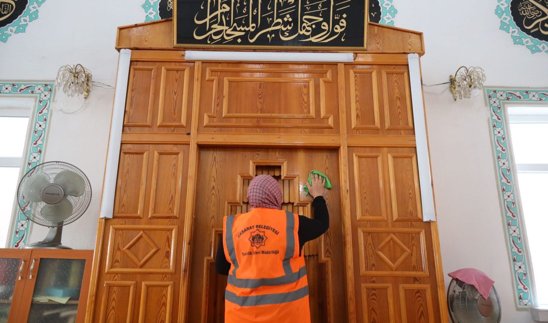 Aksaray Belediyesi, vatandaşların huzur içinde ibadetlerini yerine getirebilmeleri amacıyla cami