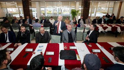 Aksaray Valisi Mehmet Ali Kumbuzoğlu ve İl Müftüsü Veysel Işıldar,