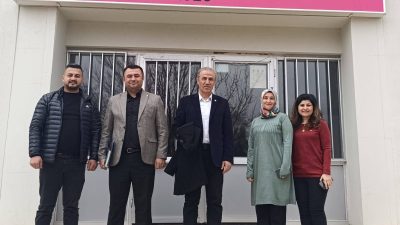 Eğitim Bir-Sen Aksaray Şube Başkanı Murat Görmez ve beraberindeki heyet,