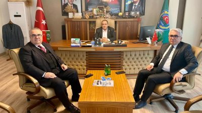 Ziraat Bankası Kırşehir Bölge Başkanı Mesut Alkan ve Aksaray Şube