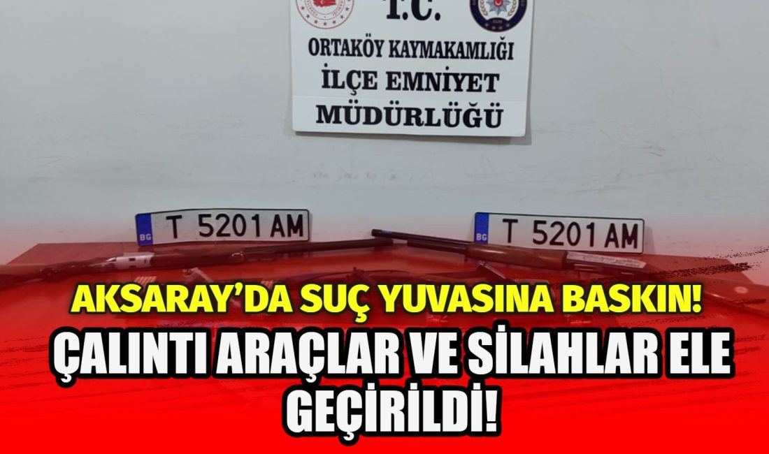 Aksaray’ın Ortaköy ilçesinde gerçekleştirilen