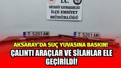 Aksaray’ın Ortaköy ilçesinde gerçekleştirilen asayiş operasyonu sonucunda resmi belgede sahtecilik,