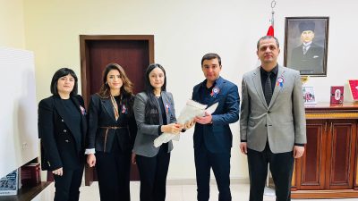 Eskil Kaymakamı Fuat Yurddaş, Vergi Haftası dolayısıyla Mal Müdürü Cebrail