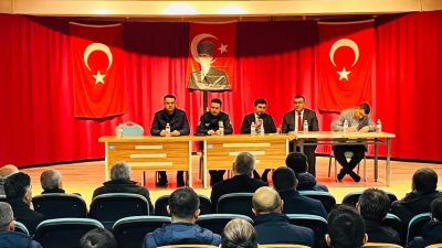 Eskil Kaymakamı Fuat Yurddaş, İlçe Emniyet Müdürü  Emin Hüda Örnek,