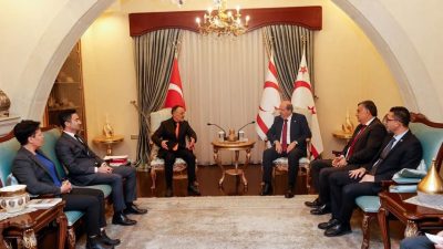 Aksaray’dan KKTC Cumhurbaşkanı Ersin Tatar’a ziyaret!
