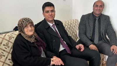 Güzelyurt Kaymakamı Muammer Yetiş, ilçedeki yaşlı ve yalnız yaşayan vatandaşları