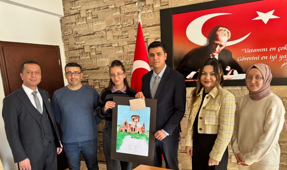 Güzelyurt Kaymakamı Muammer Yetiş’in başkanlığında düzenlenen “Öğrencilerimizin Gözünden Güzelyurt” temalı