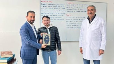 Sultanhanı İlçe Müftüsü Halil Akçal, Sultanhanı Mesleki Eğitim Merkezini ziyaret