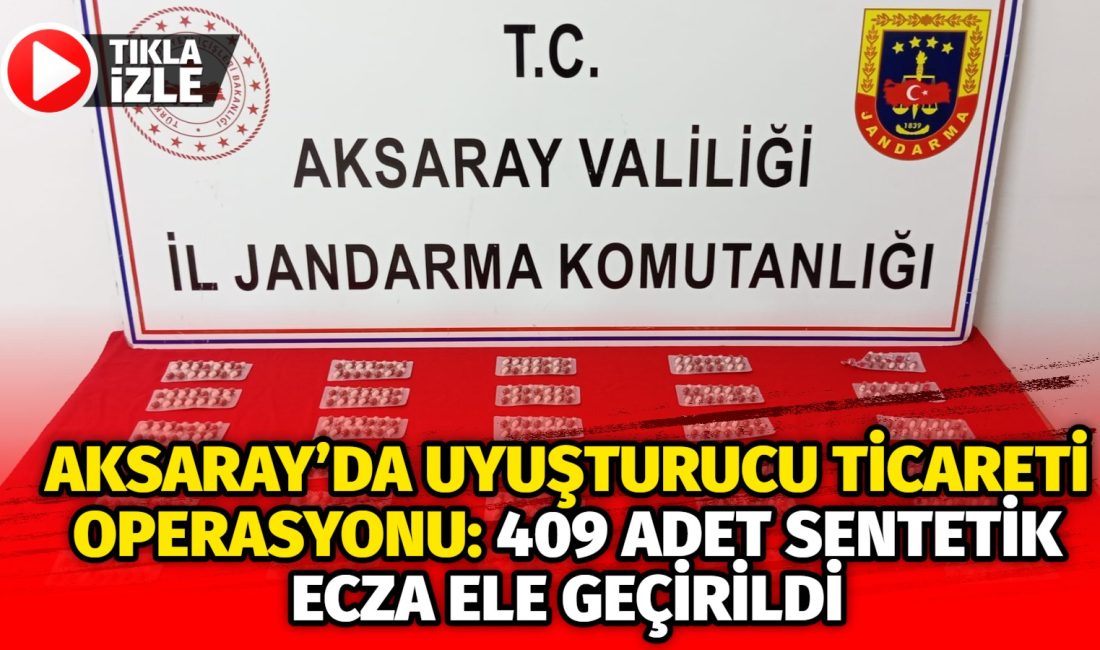 Aksaray İl Jandarma Komutanlığı, uyuşturucu madde ticaretine yönelik başarılı bir