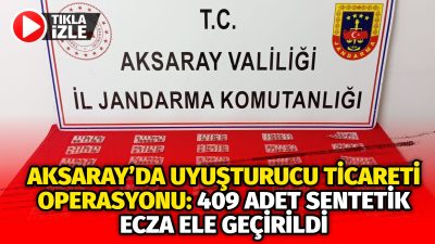 Aksaray İl Jandarma Komutanlığı, uyuşturucu madde ticaretine yönelik başarılı bir