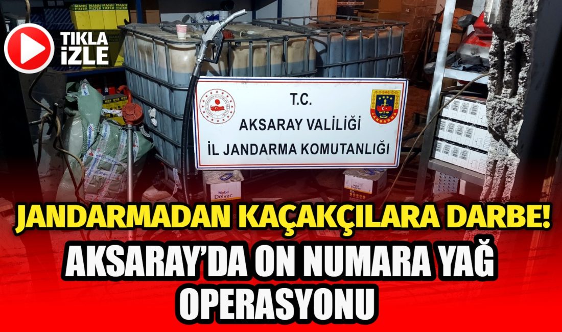 Aksaray’da Jandarma Komutanlığı tarafından