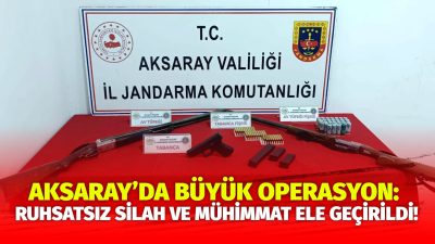 Aksaray İl Jandarma Komutanlığı ekipleri tarafından şehir içerisinde icra edilen