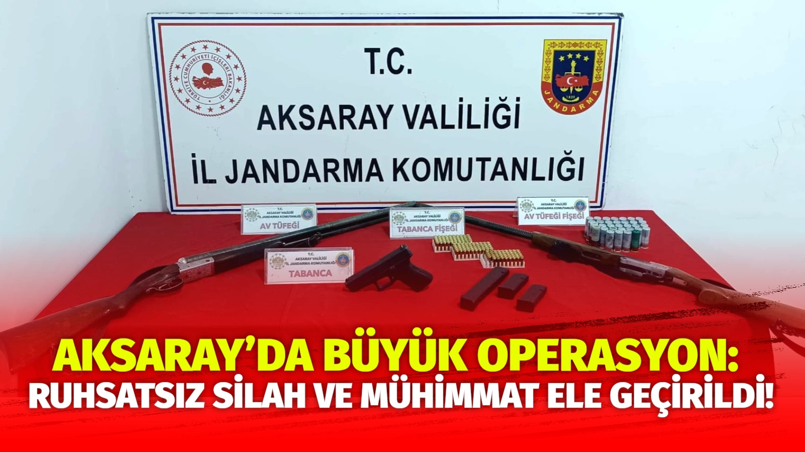 Aksaray İl Jandarma Komutanlığı ekipleri tarafından şehir içerisinde icra edilen