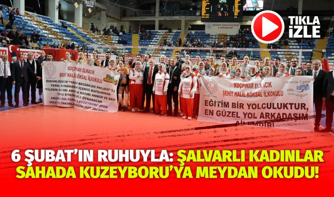 Aksaray’da şalvarlı kadınlar Kuzeyin