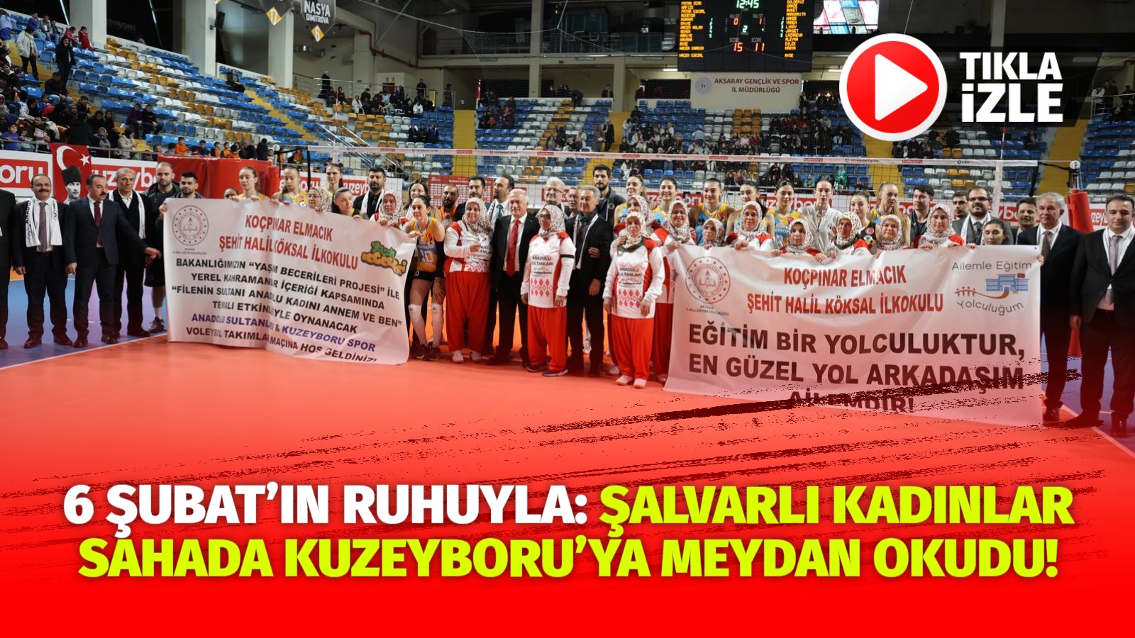 6 Şubat’ın ruhuyla: Şalvarlı Kadınlar sahada Kuzeyboru’ya meydan okudu!