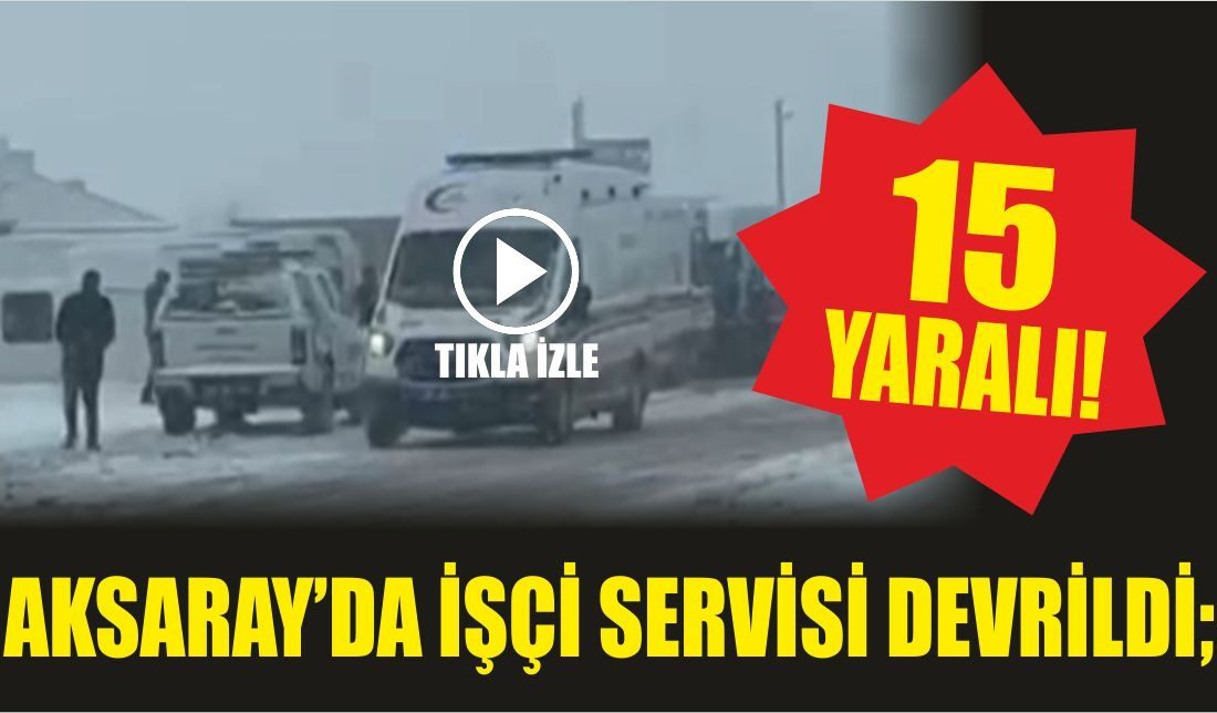 Aksaray’da sabah saatlerinde meydana