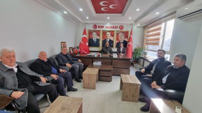 Aksaray MHP İl Başkanı Burhanettin Karataş başkanlığında, İl Teşkilat Binası’nda