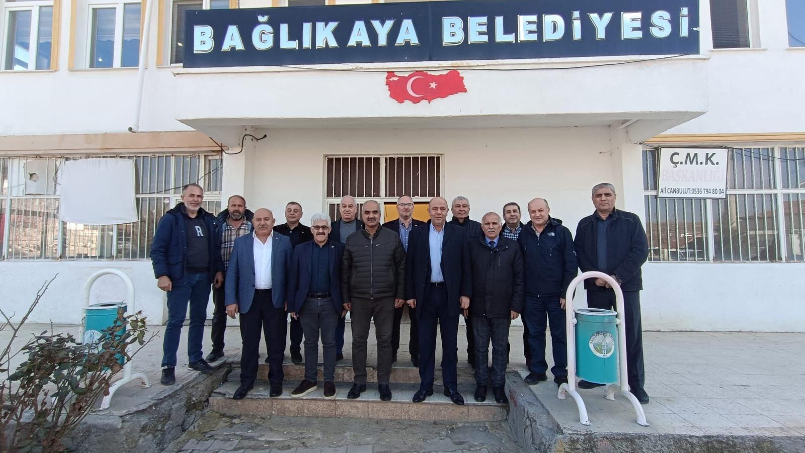 MHP Aksaray İl Başkanı Burhanettin Karataş ve beraberindeki heyet, Bağlıkaya