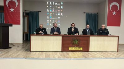 Aksaray’da bulunan okul ve eğitim kurumlarında güvenlik önlemlerinin gözden geçirilmesi