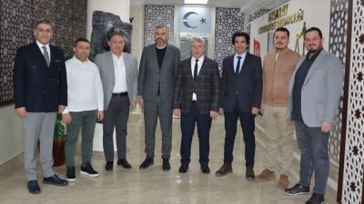 MÜSİAD Aksaray Başkanı Av. Sefa Göktaş ve beraberindeki heyet, Aksaray