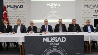 MÜSİAD Konya Başkanı Osman Ulular ve Yönetim Kurulu Üyeleri ile