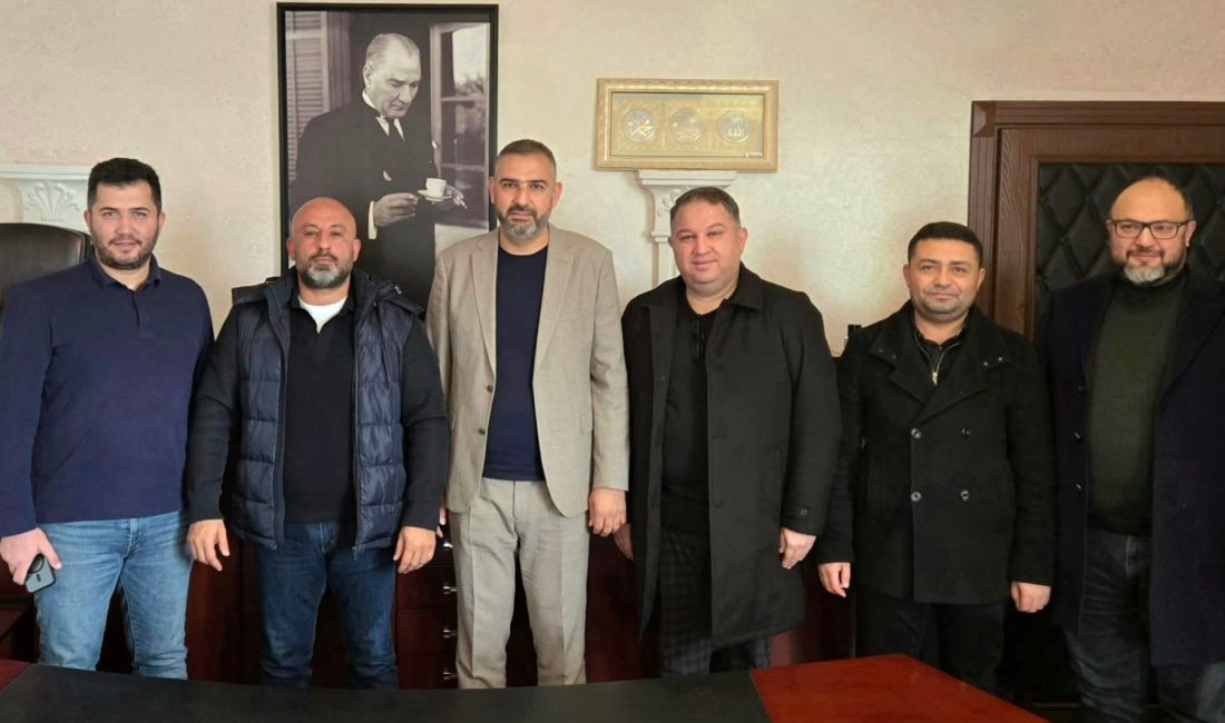 MÜSİAD Aksaray Şube Başkanı Sefa Göktaş ve beraberindeki heyet,  Alfatek
