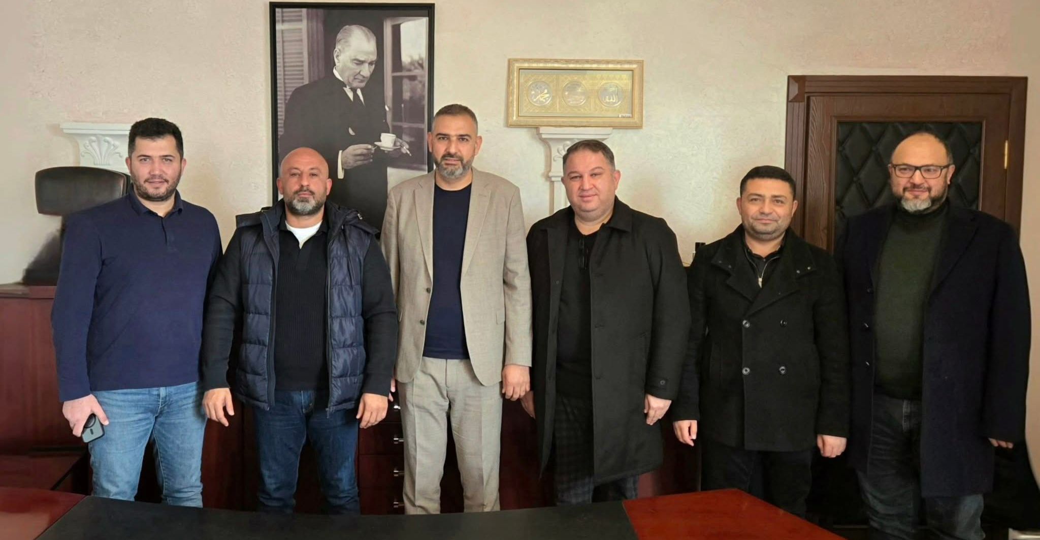 MÜSİAD Aksaray Şube Başkanı Sefa Göktaş ve beraberindeki heyet,  Alfatek