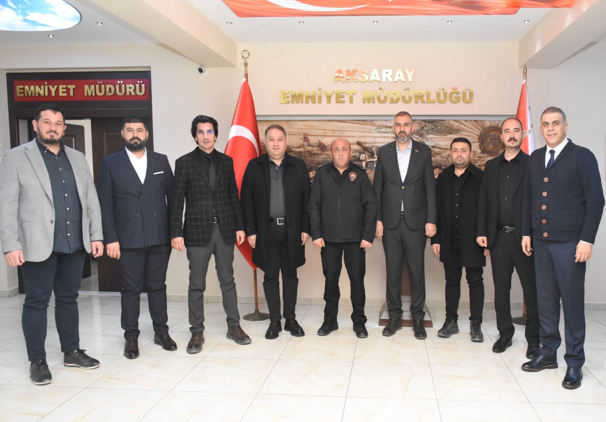 MÜSİAD, güvenli şehir ve güçlü ekonomi için Emniyet Müdürü Demir’i ziyaret etti