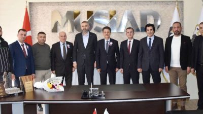 MÜSİAD Aksaray Şube Başkanı Av. Sefa Göktaş'ı  Vergi Haftası kapsamında,