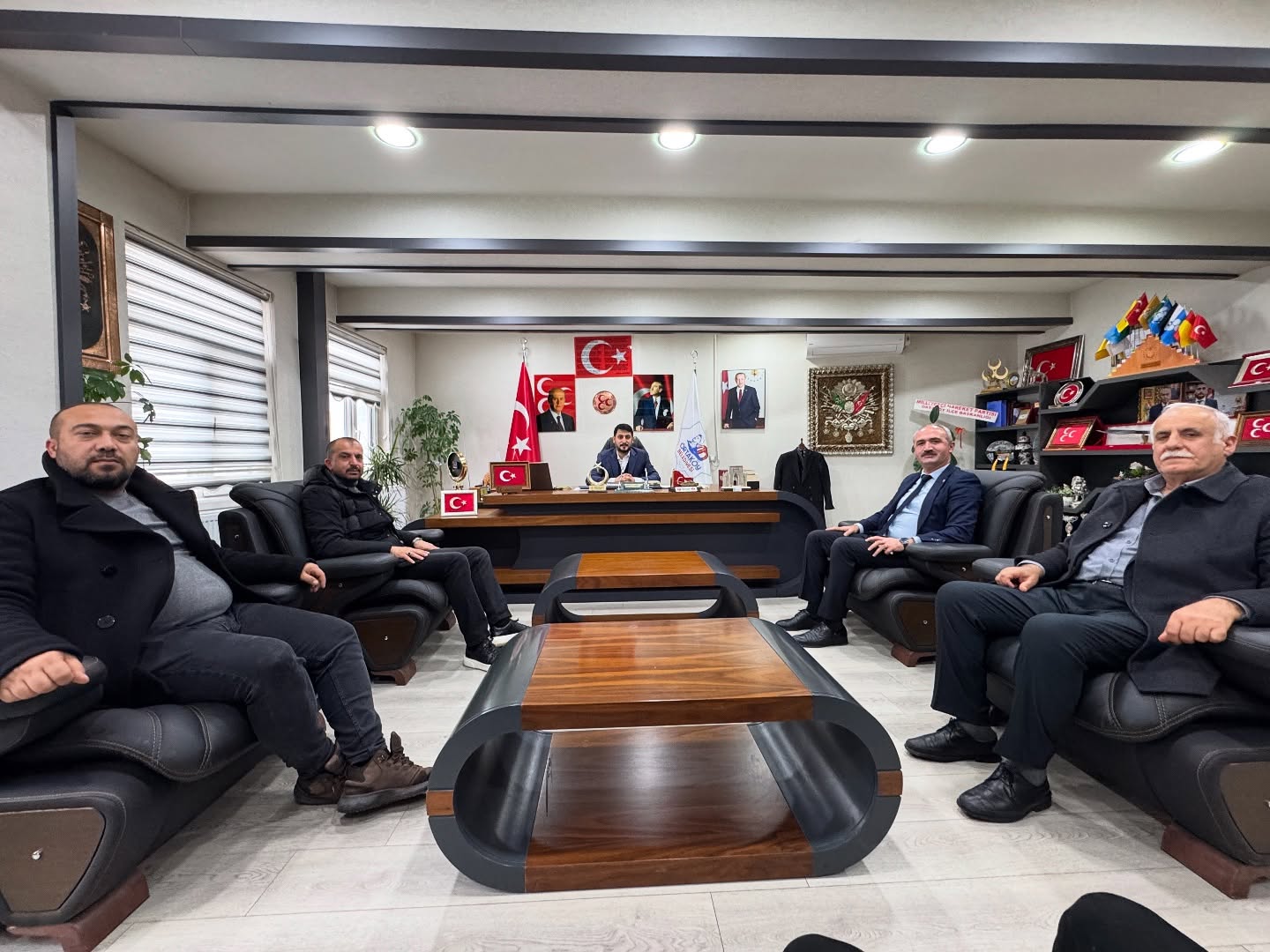 Ortaköy Belediye Başkanı, Mihalıççık Belediye Başkanı ve Meclis Üyesini Ağırladı
