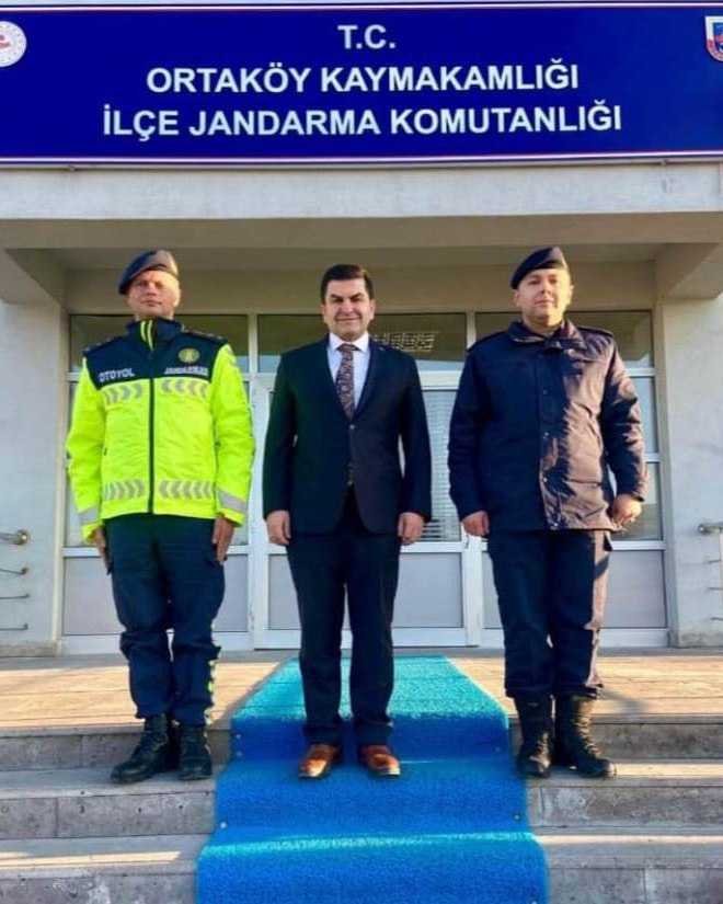 Kaymakam Karatepe’den Otoyol Jandarma Komutanlığına ziyaret