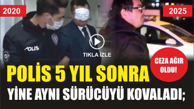 Aksaray’da daha önce sahte ehliyet vererek polisten kaçan ve alkollü