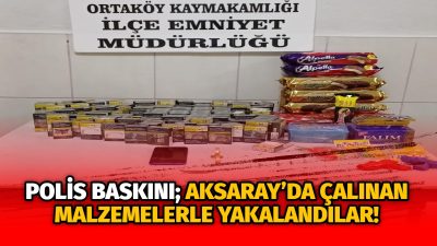 Ortaköy İlçe Emniyet müdürlüğü ekipleri, ilçe içerisindeki asayiş çalışmaları kapsamında