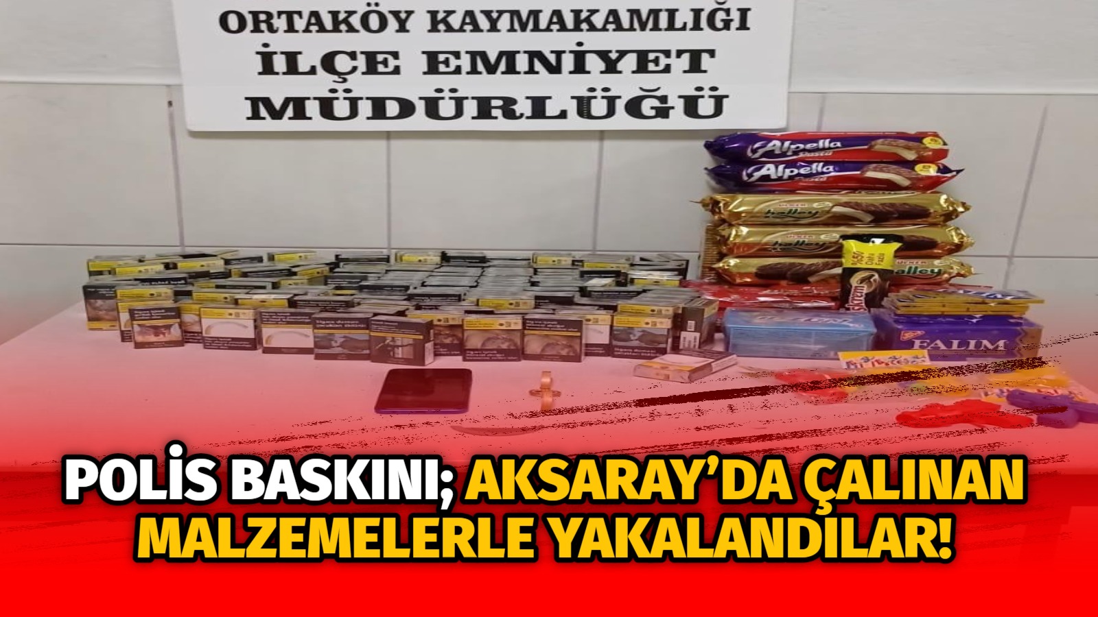 Ortaköy İlçe Emniyet müdürlüğü ekipleri, ilçe içerisindeki asayiş çalışmaları kapsamında