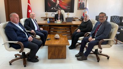 Sarıyahşi Kaymakamı Miyase Demirkoparan, İl Genel Meclis Üyeleri Muhiddin Hilal
