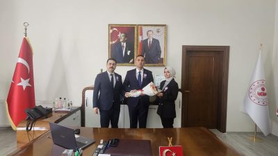 Sultanhanı Kaymakamı Bilal Göksun, Vergi Haftası dolayısıyla ilçeye gelen Mal