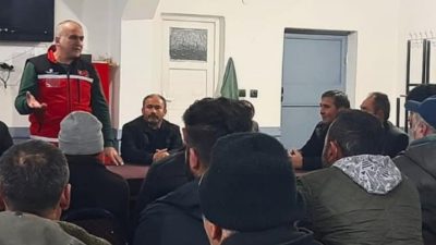 Aksaray İl Tarım ve Orman Müdürü Nejdet Demir ve ekibi,