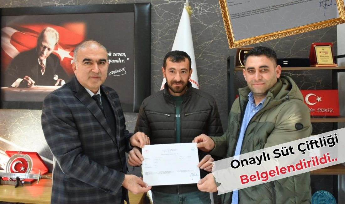 Aksaray Tarım ve Orman İl Müdürlüğü, şehirdeki onaylı süt çiftliklerinin