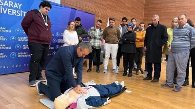Aksaray Üniversitesi, acil durumlarda etkili müdahale ve doğru tekniklerin önemine