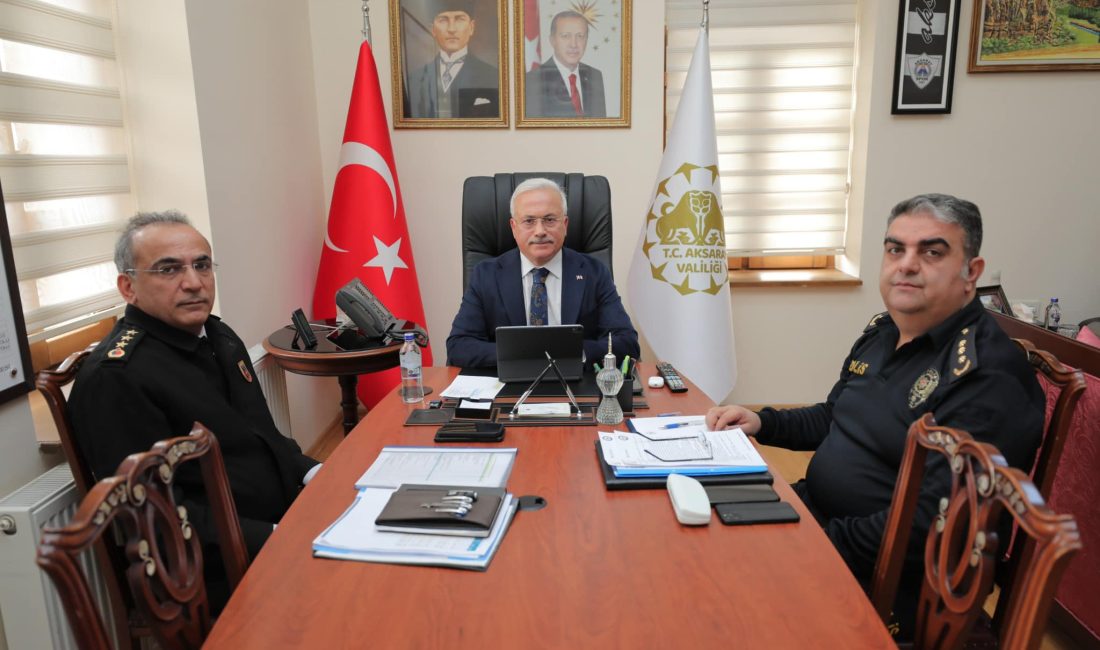 Aksaray’da İl Asayiş ve Güvenlik Toplantısı, Vali Mehmet Ali Kumbuzoğlu