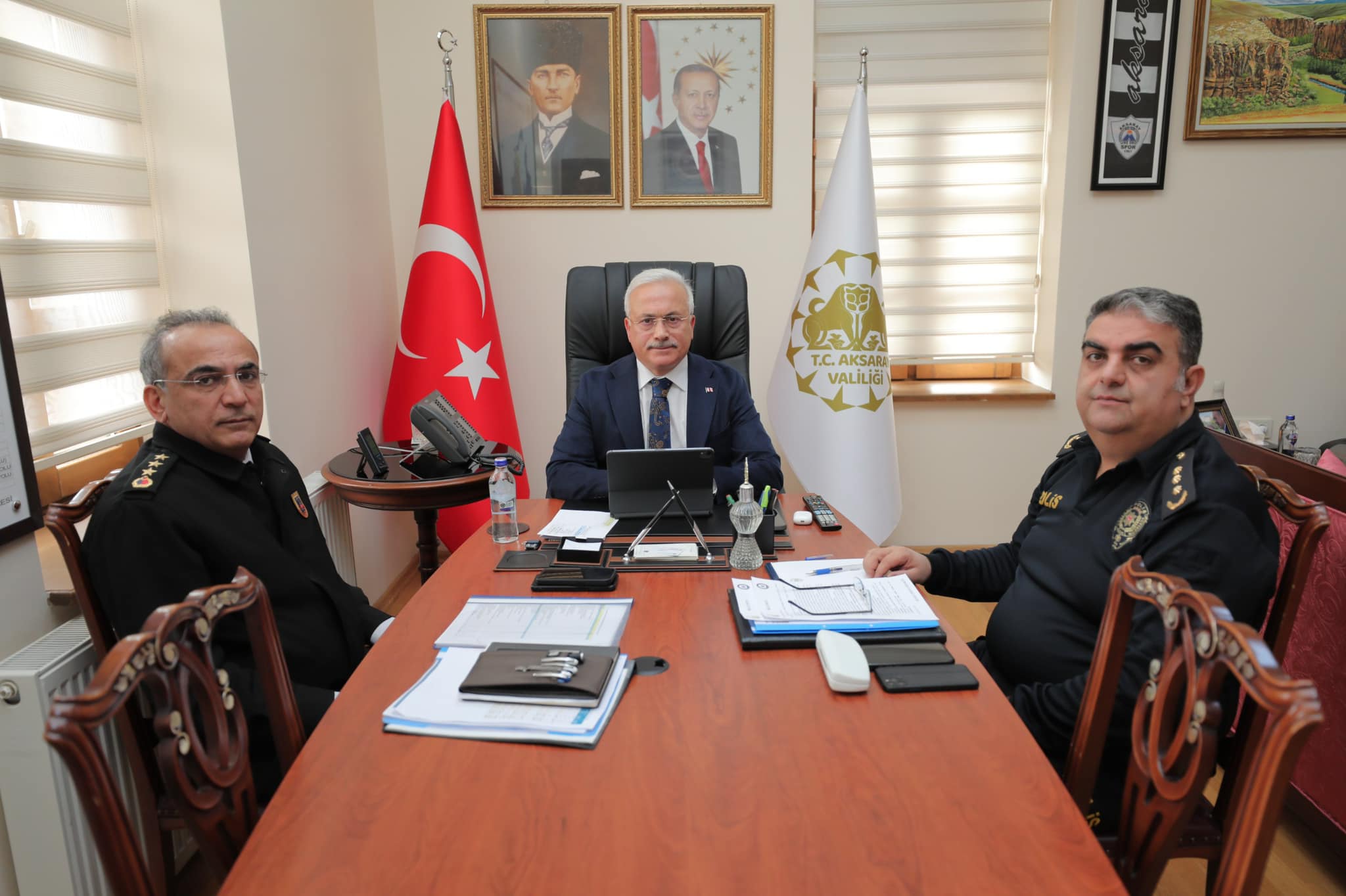 Vali Kumbuzoğlu başkanlık etti; Aksaray’ın asayişi için bir araya gelindi